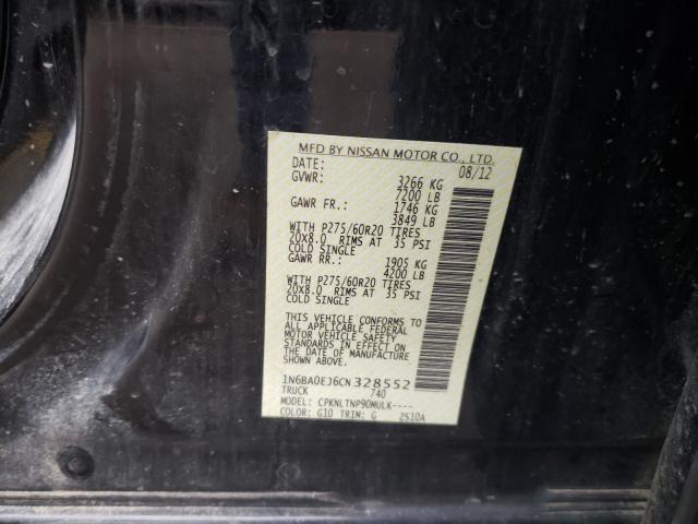 2012 NISSAN TITAN 1N6BA0EJ6CN328552