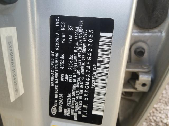 2015 KIA OPTIMA LX 5XXGM4A74FG432085
