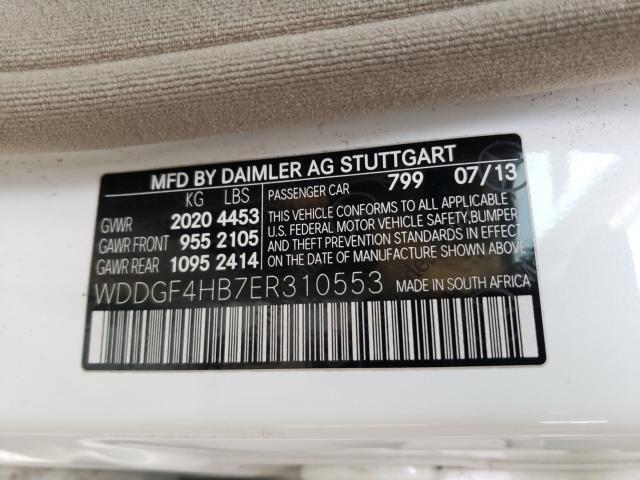 2014 MERCEDES-BENZ C250 WDDGF4HB7ER310553