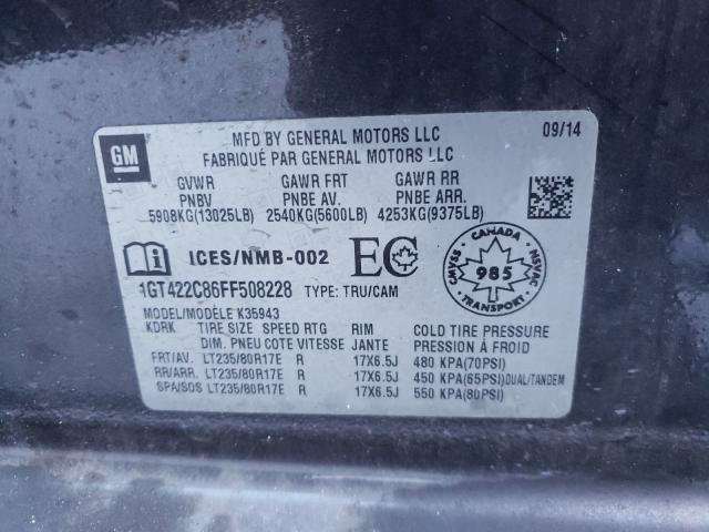 2015 GMC SIERRA K35 1GT422C86FF508228