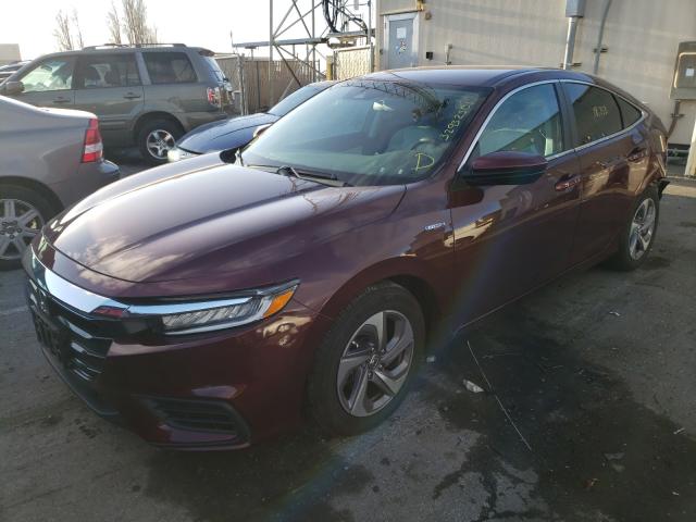 2020 HONDA INSIGHT EX - 19XZE4F54LE001196