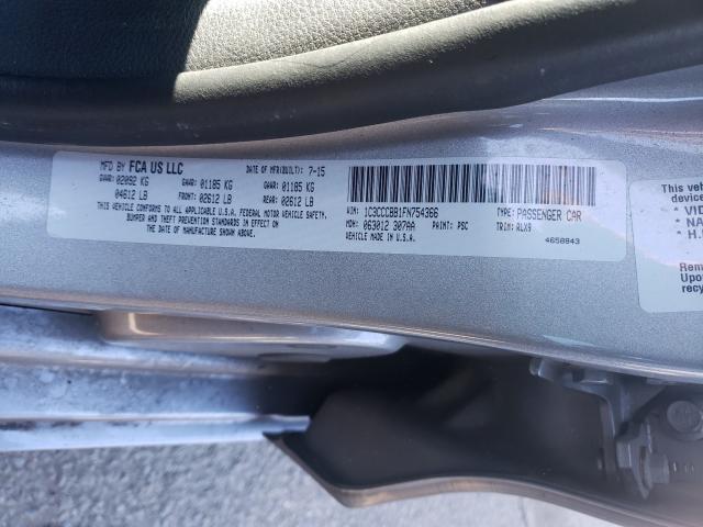 2015 CHRYSLER 200 S 1C3CCCBB1FN754366