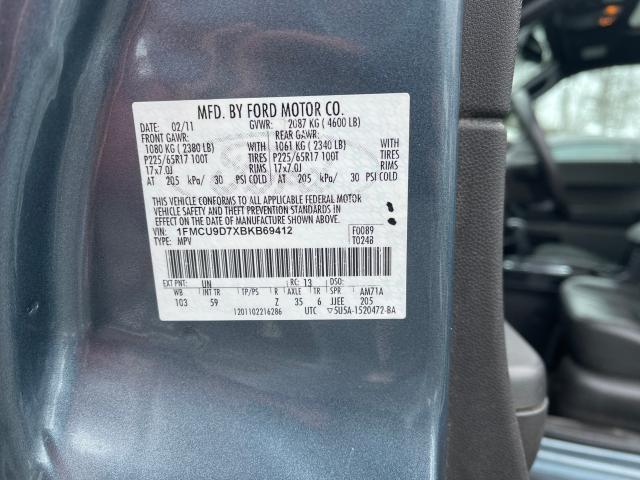 2011 FORD ESCAPE XLT 1FMCU9D7XBKB69412