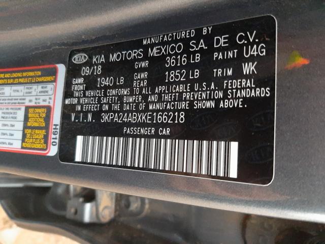 2019 KIA RIO S 3KPA24ABXKE166218