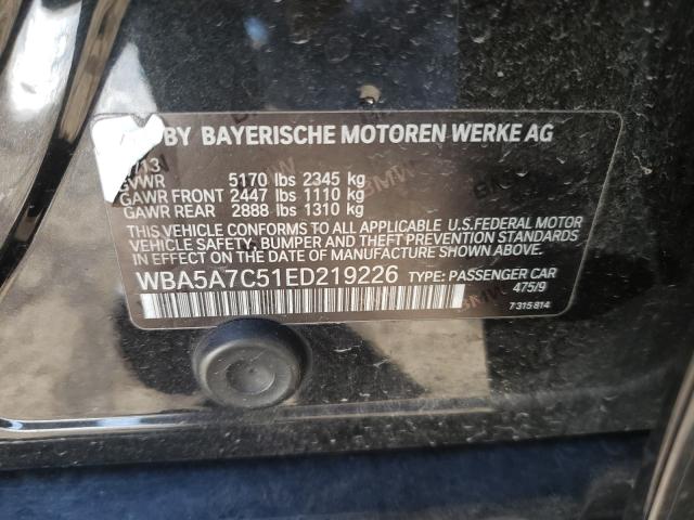2014 BMW 528 XI WBA5A7C51ED219226