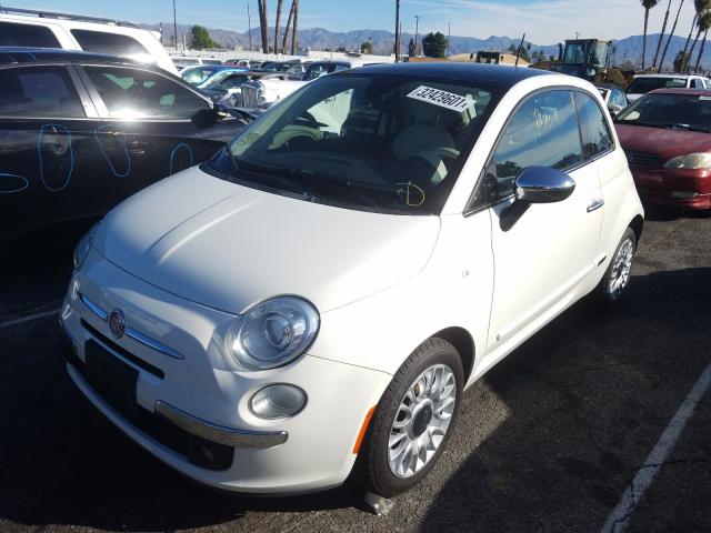 2012 FIAT 500 LOUNGE 3C3CFFCR3CT382612