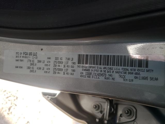 2020 RAM 1500 LARAM 1C6SRFJT2LN224573