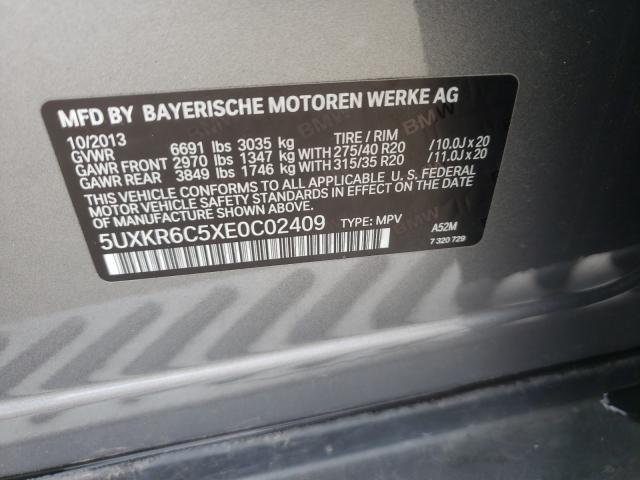 2014 BMW X5 XDRIVE5 5UXKR6C5XE0C02409