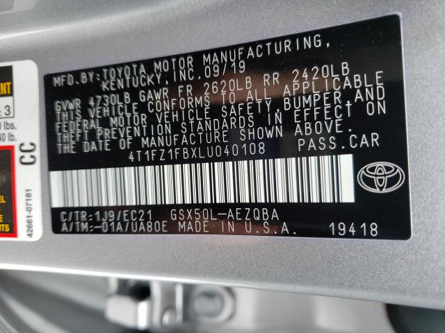 2020 TOYOTA AVALON XSE 4T1FZ1FBXLU040108