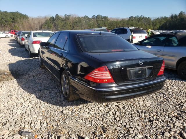 2004 MERCEDES-BENZ S 500 WDBNG75J14A412941