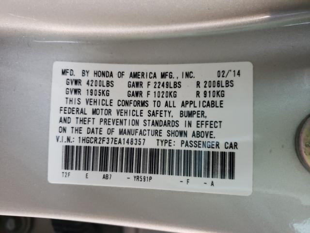 2014 HONDA ACCORD LX 1HGCR2F37EA148357
