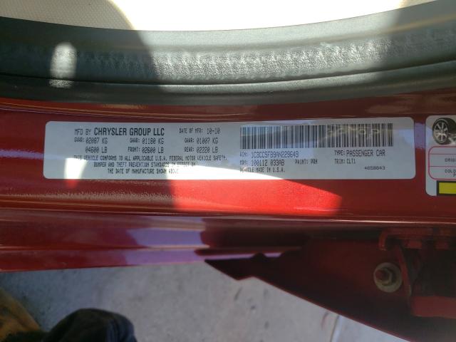 2010 CHRYSLER SEBRING LI 1C3CC5FB9AN229649