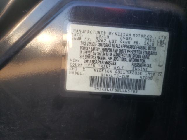 2011 NISSAN SENTRA 2.0 3N1AB6AP8BL665783