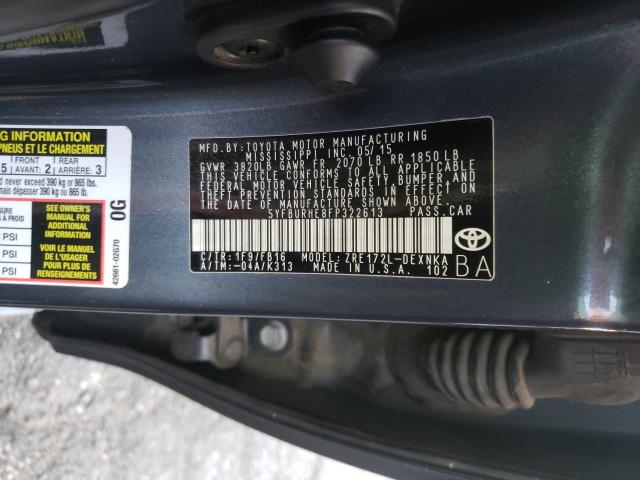 2015 TOYOTA COROLLA L - 5YFBURHE8FP322613