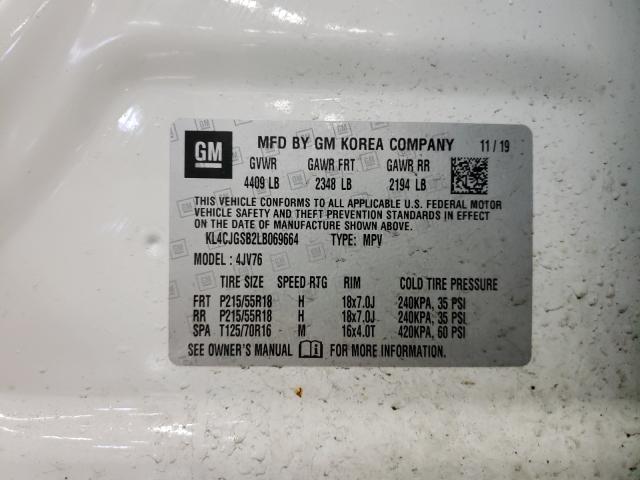 2020 BUICK ENCORE ESS KL4CJGSB2LB069664