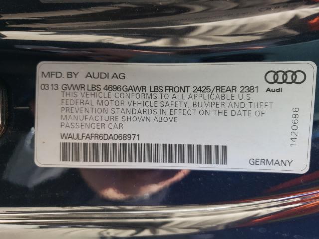 2013 AUDI A5 PREMIUM WAULFAFR6DA068971