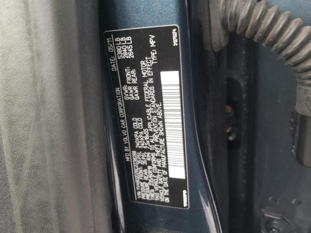 2012 VOLVO XC60 T6 YV4902DZ6C2238288