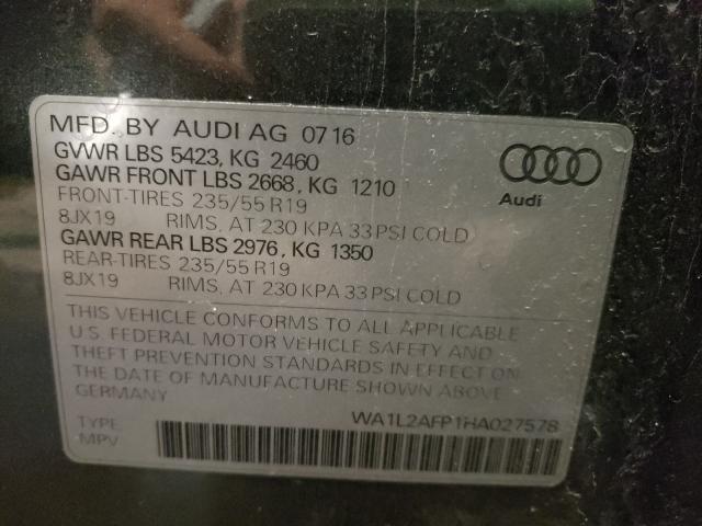 VIN WA1L2AFP1HA027578 2017 Audi Q5, Premium Plus no.10