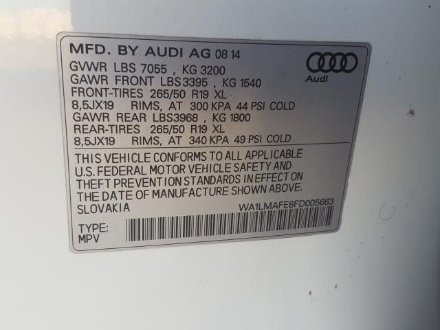 2015 AUDI Q7 TDI PRE WA1LMAFE8FD005663