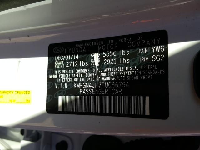2015 HYUNDAI GENESIS 5. KMHGN4JF7FU066794
