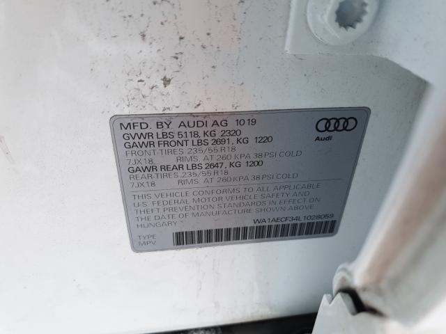 2020 AUDI Q3 PREMIUM WA1AECF34L1028059