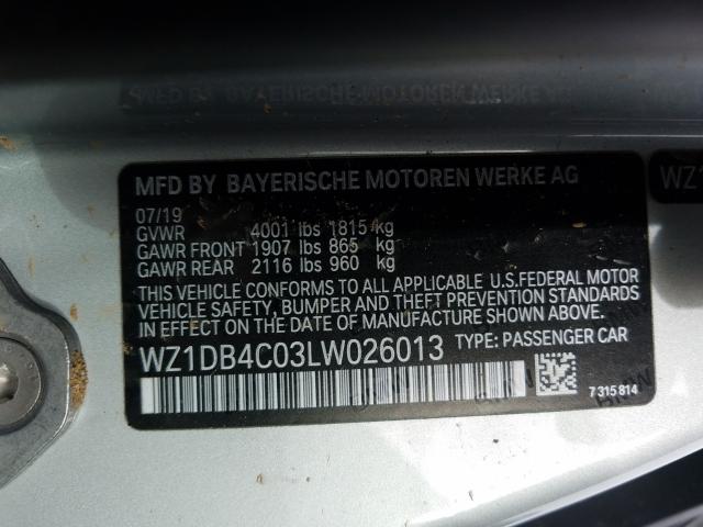 2020 TOYOTA SUPRA BASE - WZ1DB4C03LW026013