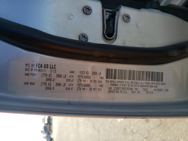 2015 RAM 1500 SLT - 1C6RR7LM9FS707946