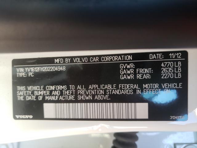 YV1612FH2D2204948 Volvo S60