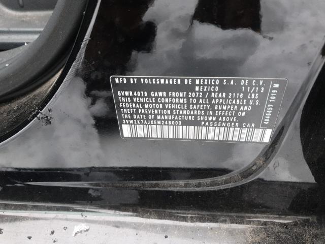 2014 VOLKSWAGEN JETTA BASE 3VW2K7AJXEM248003