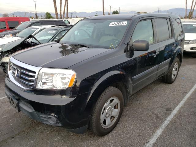 2015 HONDA PILOT LX 5FNYF3H24FB016480
