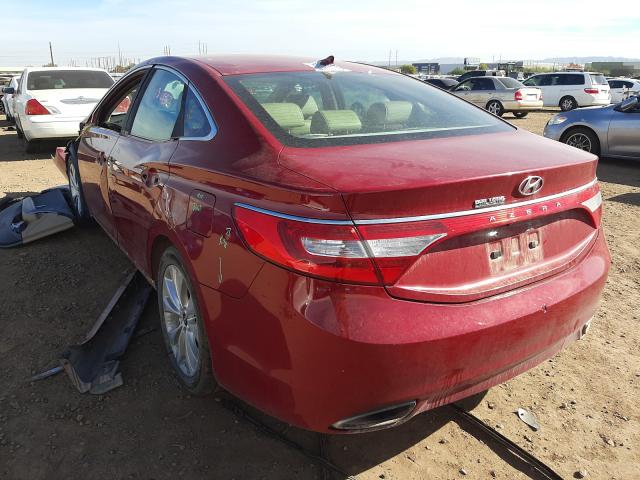 2012 HYUNDAI AZERA KMHFG4JG1CA138861