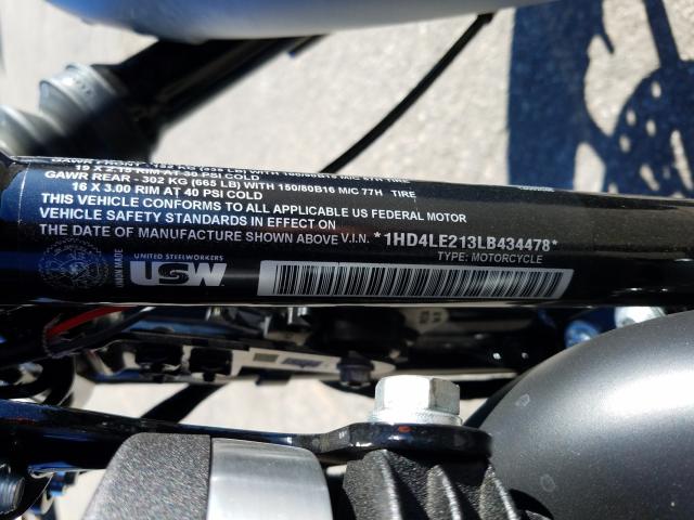 2020 HARLEY-DAVIDSON XL883 N 1HD4LE213LB434478