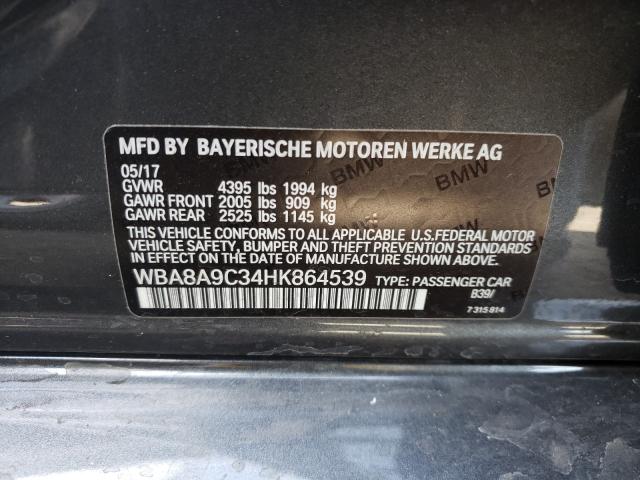 2017 BMW 320 I - WBA8A9C34HK864539