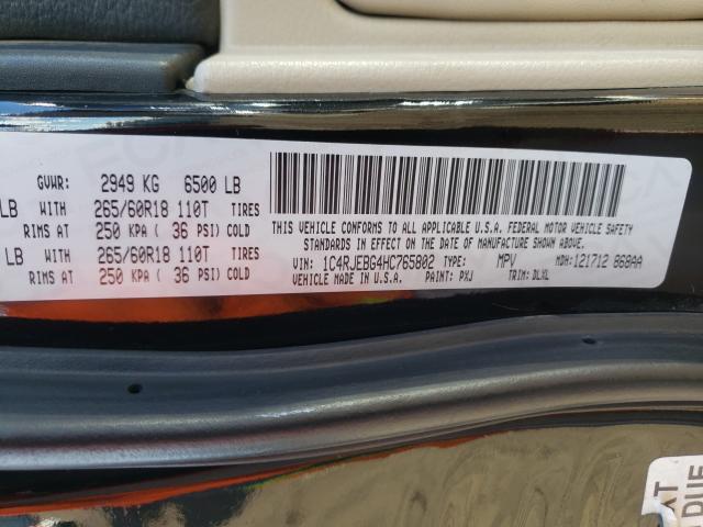 2017 JEEP GRAND CHER 1C4RJEBG4HC765802
