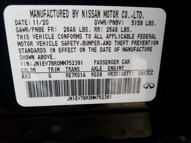 2021 INFINITI Q50 LUXE JN1EV7BR0MM752391