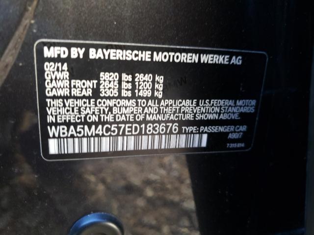 2014 BMW 535 XIGT WBA5M4C57ED183676