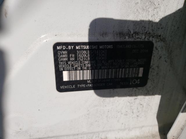2017 MITSUBISHI MIRAGE ML32F3FJ4HHF17989