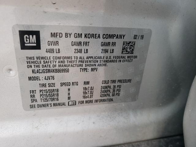 2019 BUICK ENCORE ESS KL4CJGSM4KB869950