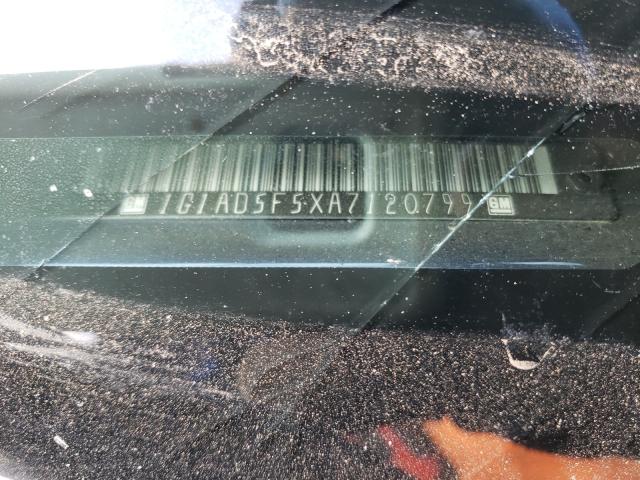 2010 CHEVROLET COBALT 1LT 1G1AD5F5XA7120799