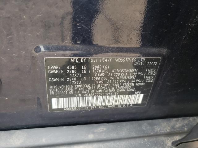 2014 SUBARU OUTBACK 2. 4S4BRCCC4E3256164