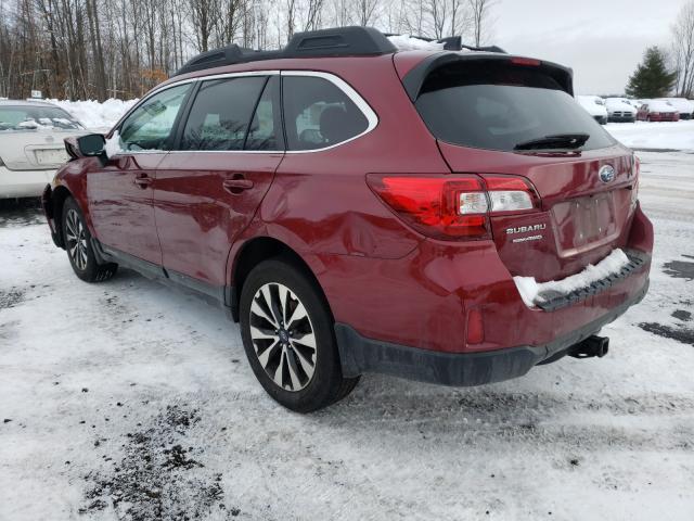 2016 SUBARU OUTBACK 3. 4S4BSENC8G3301784