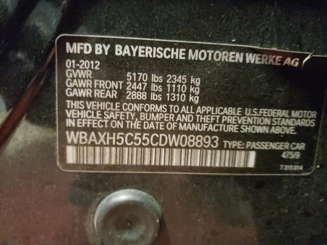 2012 BMW 528 XI WBAXH5C55CDW08893
