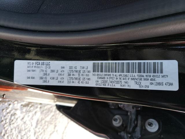 2019 RAM 1500 REBEL - 1C6SRFLT4KN733575