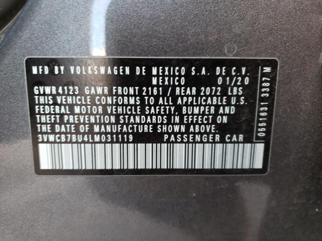 2020 VOLKSWAGEN JETTA S - 3VWCB7BU4LM031119