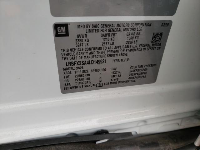 2020 BUICK ENVISION E LRBFX2SA4LD149921