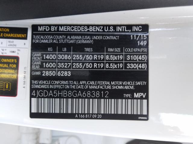 2016 MERCEDES-BENZ GLE 350 4M - 4JGDA5HB8GA683812