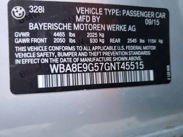 2016 BMW 328 I SULE - WBA8E9G57GNT45515