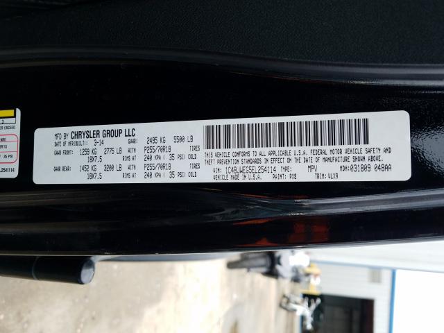 2014 JEEP WRANGLER 1C4BJWEG5EL254114