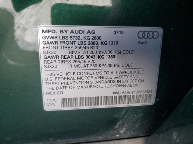 2018 AUDI SQ5 PREMIU WA1A4AFY1J2212434