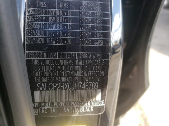 2018 LAND ROVER DISCOVERY SALCP2RX0JH746769